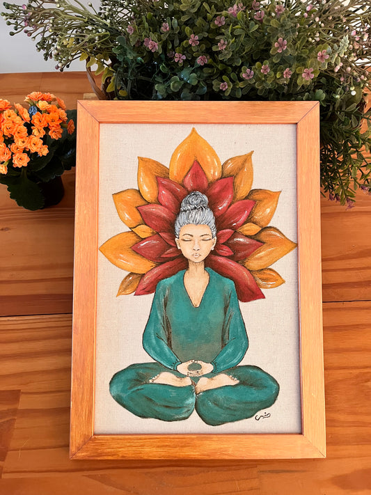 Quadro meditação